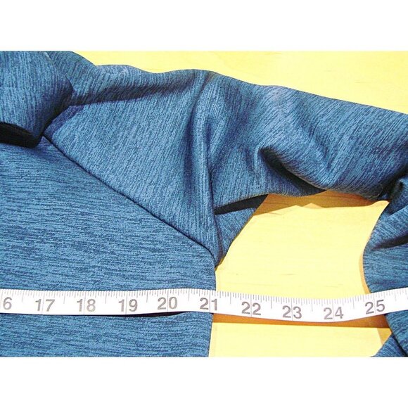 Under Armour Womens ColdGear Hoodie Slate Blue Heather with Pink Trim Logo Sz M - Picture 5 of 9